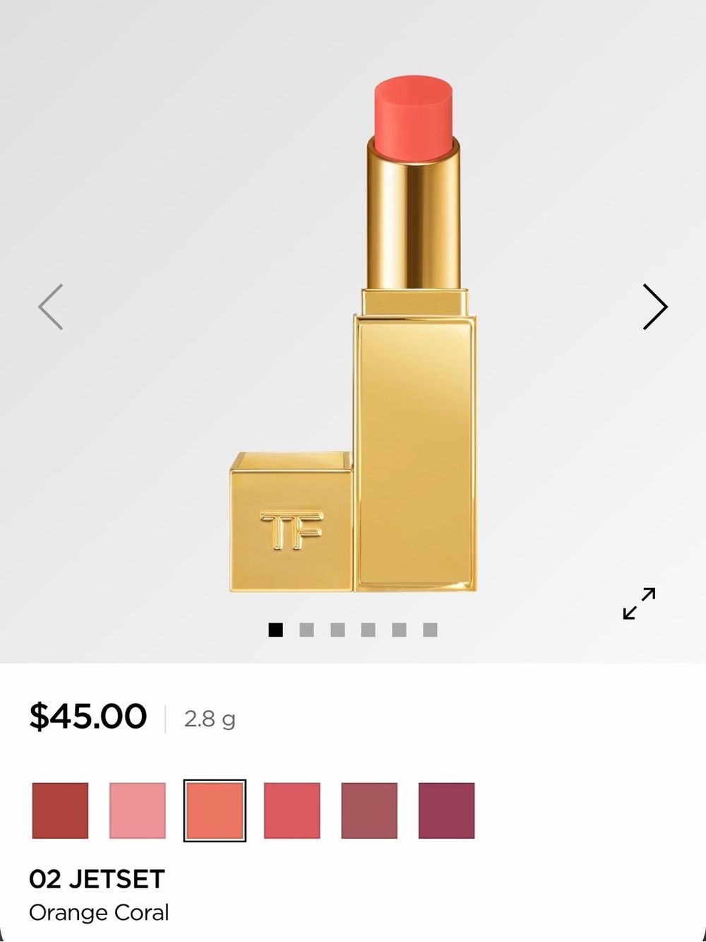Tom Ford SOLEIL Summer Lip Balm~ 02 Jet Set - Picture 2 of 15